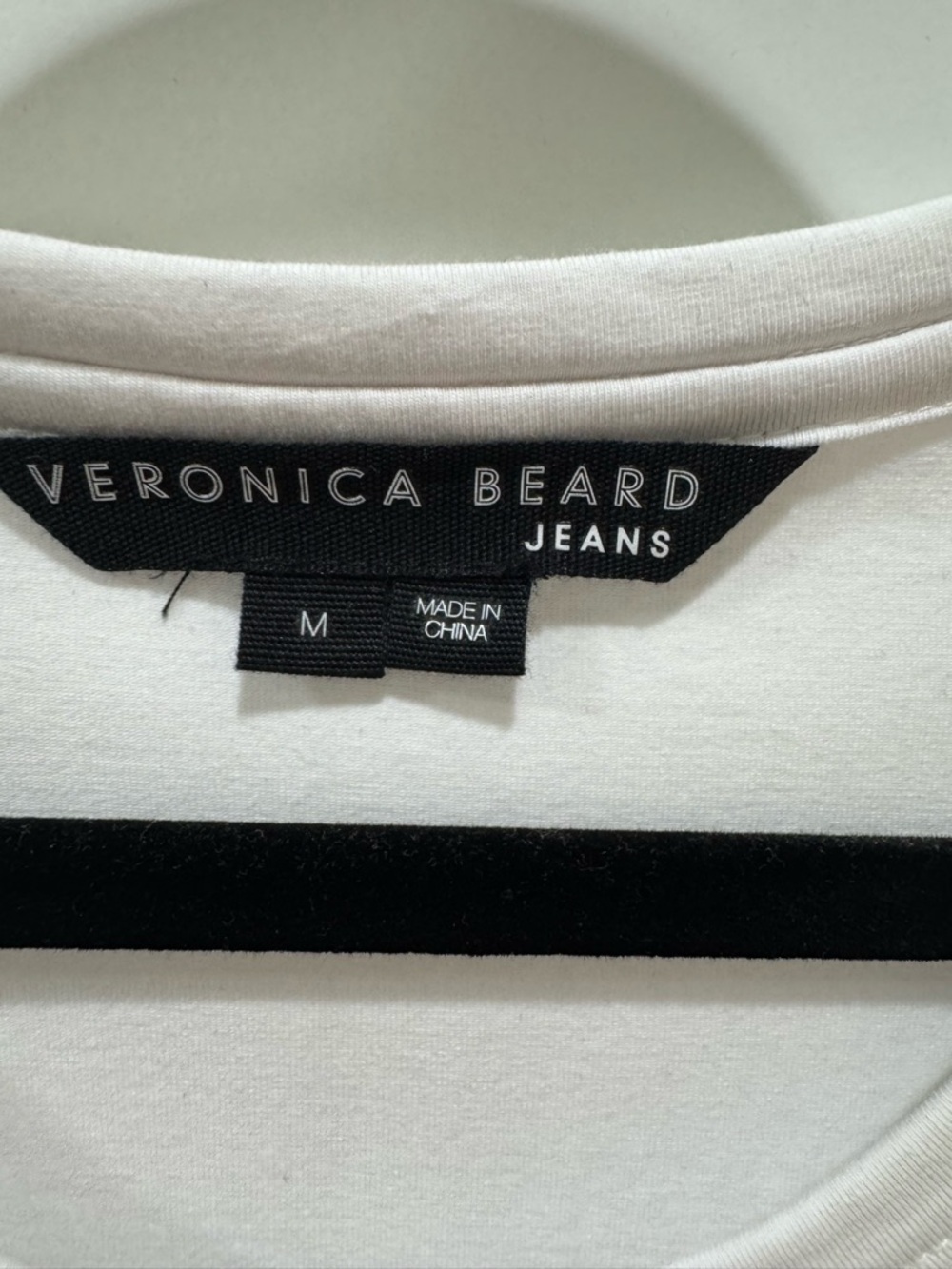 Veronica Beard Melany Mixed Media White and Tan High-Waist Belted Mini Dress - Picture 11 of 13